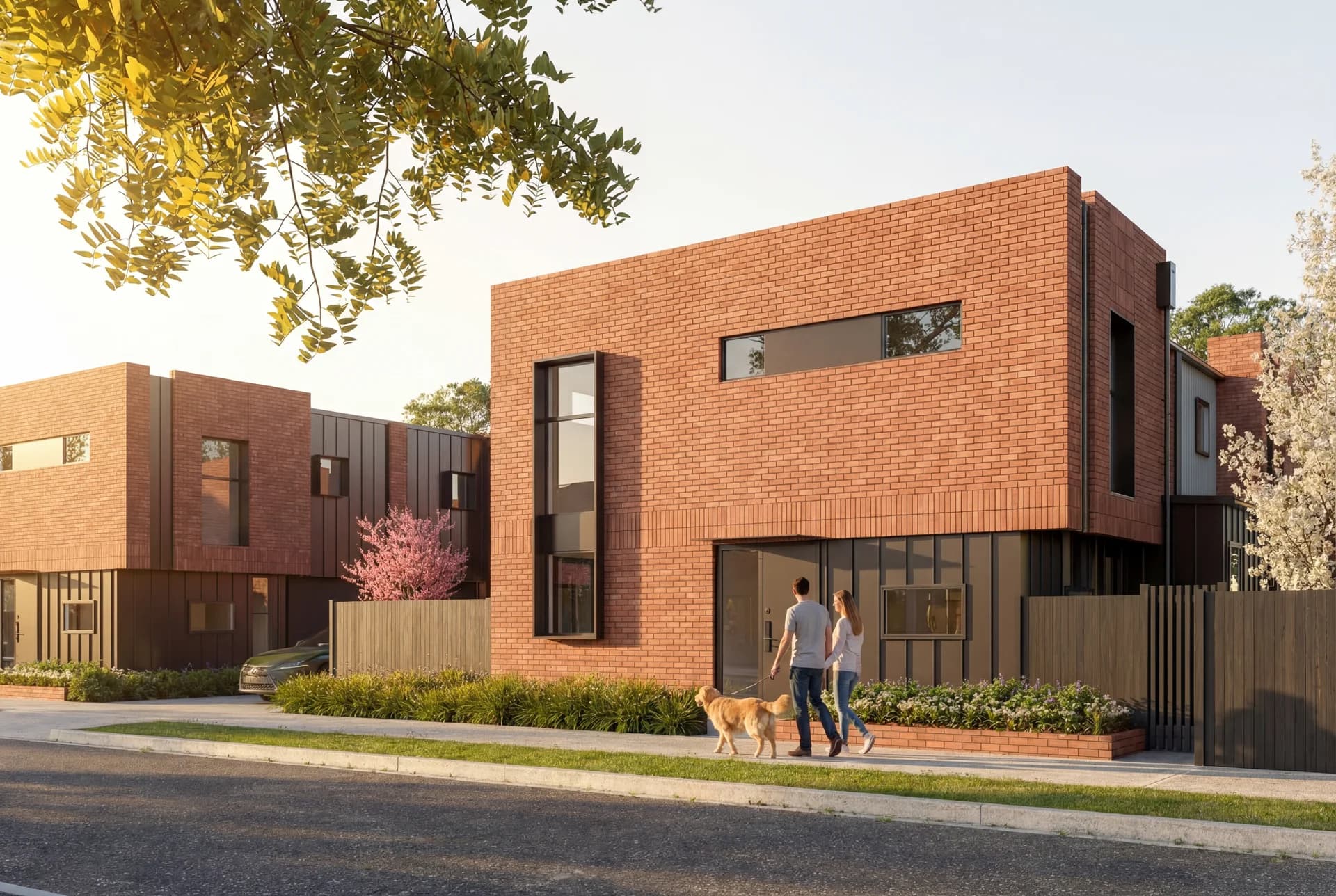 Earlsbrook — brick and cedar townhouses in Lincoln, DC Living's flagship community