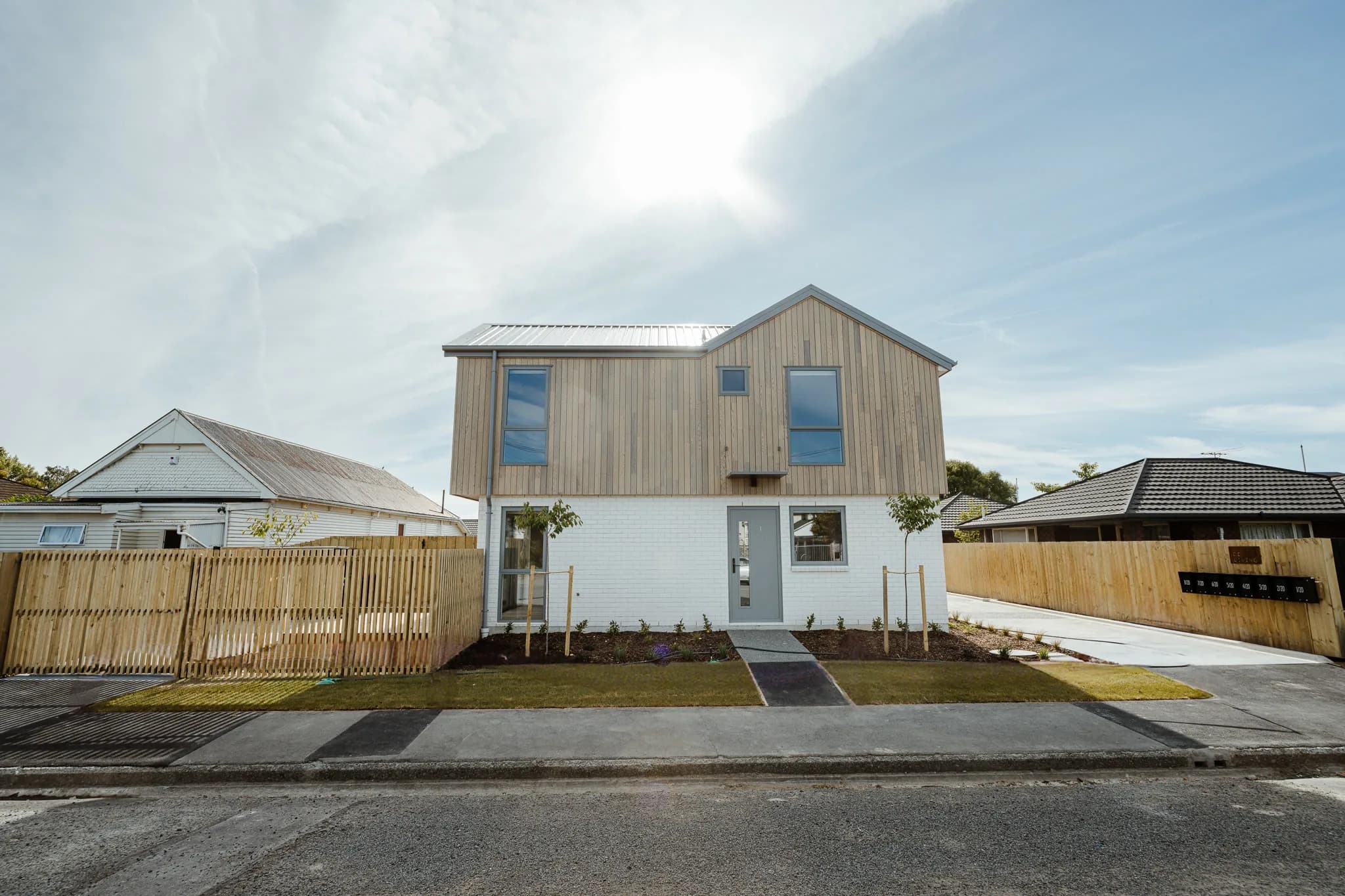 20 Euston Street — cedar and brick exterior